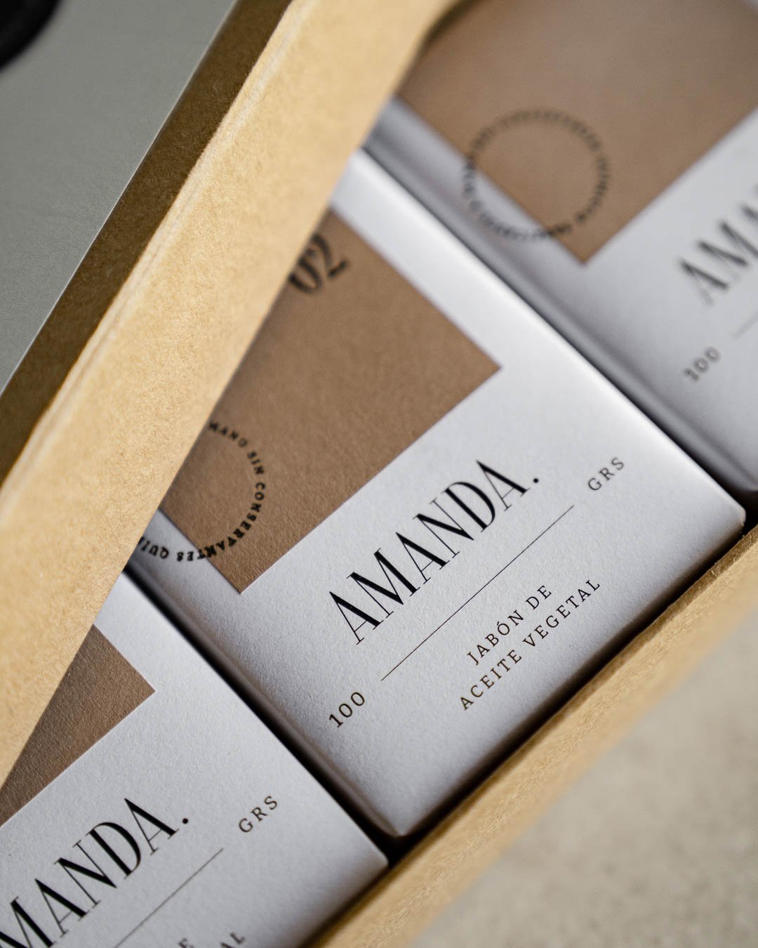 Jabones Amanda - caja de 3 - Imagen 2
